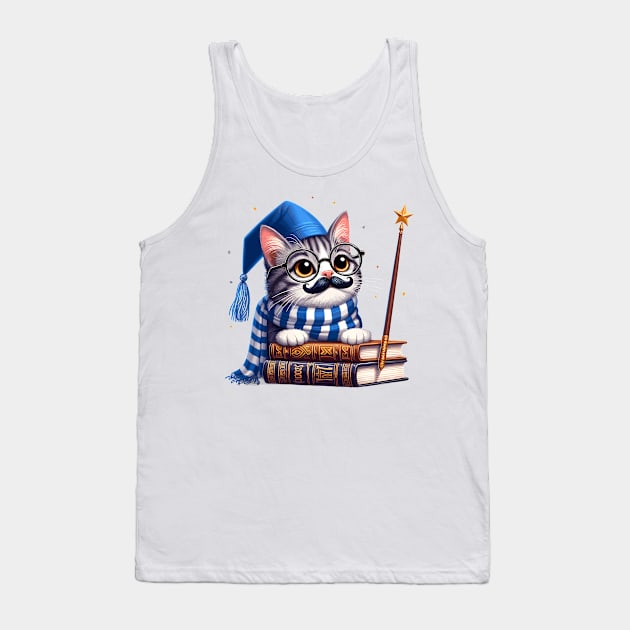 Nerdy Cat Tank Top by Graceful Designs